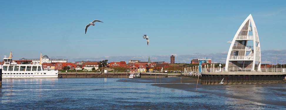 Hafen Juist Seezeichen